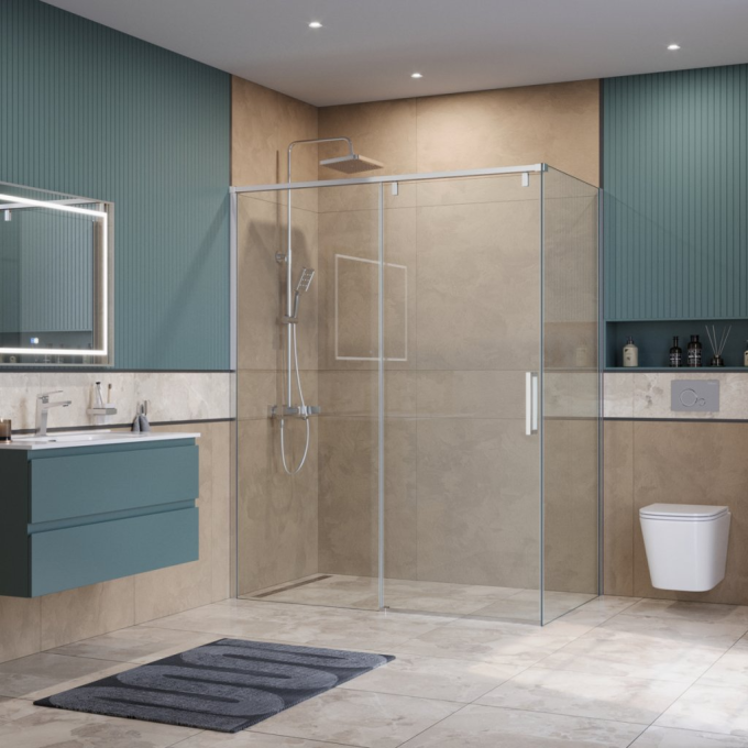Душевой уголок BELBAGNO SOFT_CLOSE-1-AH-1-150/90-C-Cr