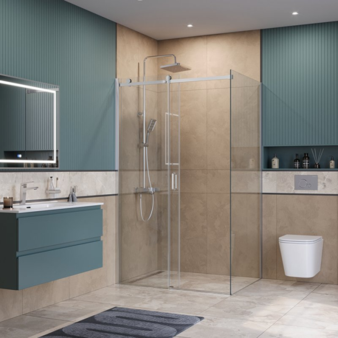 Душевой уголок BELBAGNO SOFT_CLOSE-2-AH-1-110/90-C-Cr